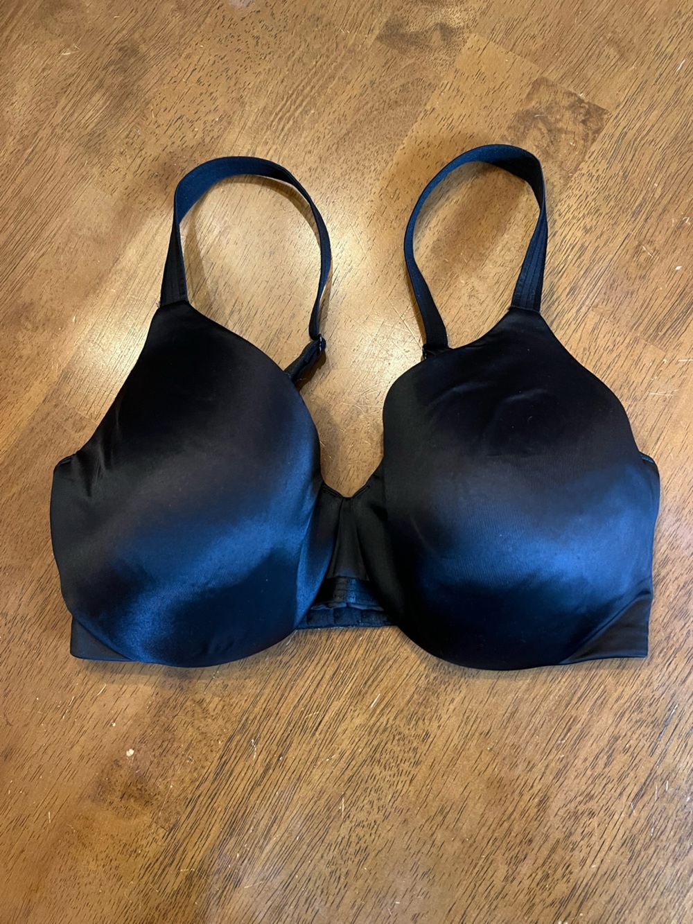 Bali Black Molded Smooth T-Shirt Bra